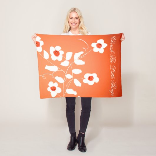 小さなものを大切にする フリースブランケット (インサイチュ)