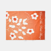 小さなものを大切にする フリースブランケット (正面(横))