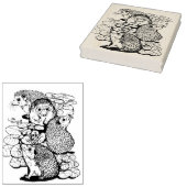 小さなものハリネズミ ラバースタンプ (押印)