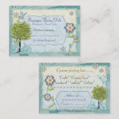 小さなもの手作り工芸カスタム品 名刺 (正面/裏面)