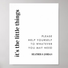 小さなもの結婚のバスルーム ポスター