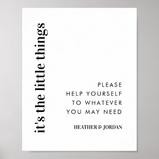 小さなもの結婚のバスルーム ポスター (正面)