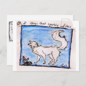 小さなもの8.輝き輝くもの シーズンポストカード (正面/裏面)