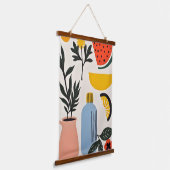 小さなもの 吊り下げ型タペストリー (傾斜あり)