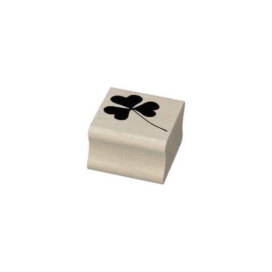 小さなアイリッシュシャムロックフローラリーフ – ロングステム ラバースタンプ (スタンプ)