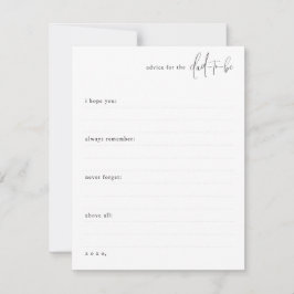 小さなアドバイスのパパ ノートカード
