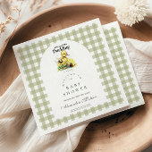 小さなアヒルの赤ちゃんシャワー スタンダードカクテルナプキン