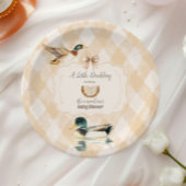 小さなアヒルの赤ちゃんシャワー ペーパープレート