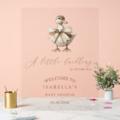 小さなアヒルの赤ん坊シャワーへようこそ アクリルサイン (ウェディング)