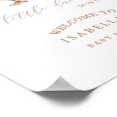 小さなアヒルの赤ん坊シャワーへようこそ ポスター (角)