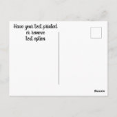 小さなアヒル ポストカード (裏面)