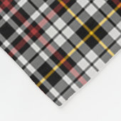 小さなアリサドの格子縞 フリースブランケット (角)