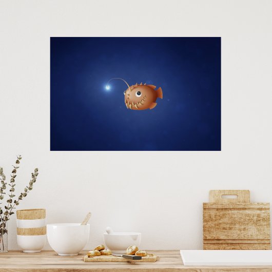 小さなアンコウ ポスター (キッチン)