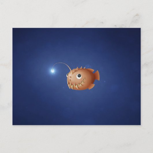 小さなアンコウ ポストカード (正面)