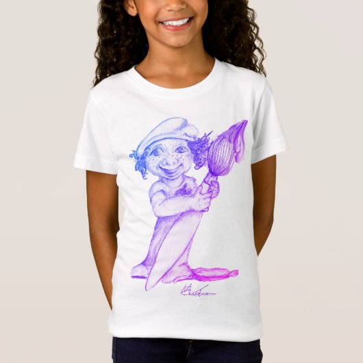 小さなアーティストの卵 Tシャツ (正面)