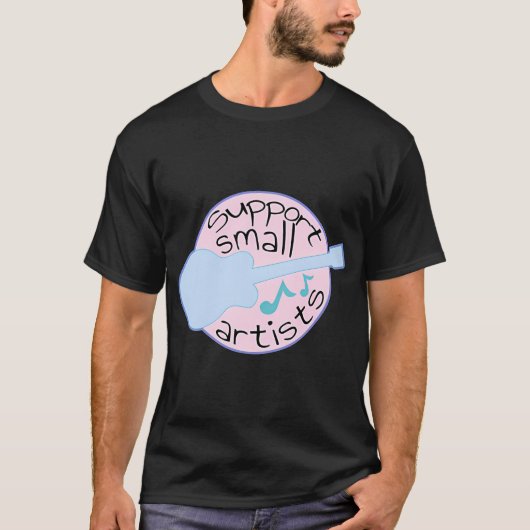 小さなアーティストを応援しよう Tシャツ (正面)