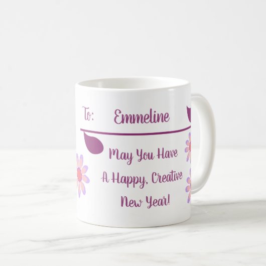 小さなアート画家たちのかわいいマグカップ コーヒーマグカップ (正面右)