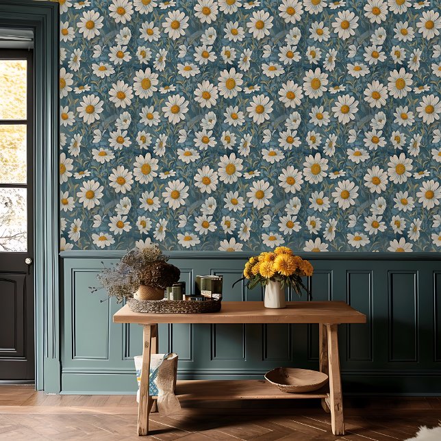 小さなアールヌーボーシャスタデイジー 壁紙 (クリエイターアップロード済み)