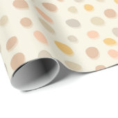 小さなイースター小石クリーム – パターン。 ラッピングペーパー (ロールコーナー)