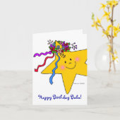 小さなウクライナのスーパースター カード (黄色い花)