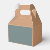 小さなウサギの赤ちゃんシャワーソフトキャラメルカラー フェイバーボックス (裏面サイド)