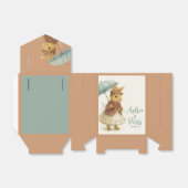 小さなウサギの赤ちゃんシャワーソフトキャラメルカラー フェイバーボックス (折り畳みなし)