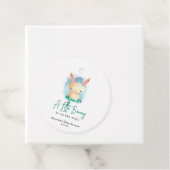 小さなウサギ – 赤ちゃんシャワー フェイバータグ (インサイチュ)