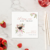 小さなエスプレッソ・マルティーニの赤ちゃんシャワー スタンダードカクテルナプキン (インサイチュ)