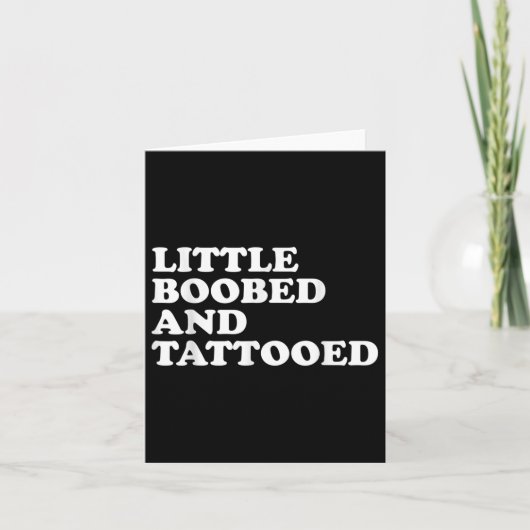 小さなエドと入れ墨 – Tattoo カード (正面)