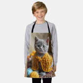 小さなエプロン エプロン (着用した状態)