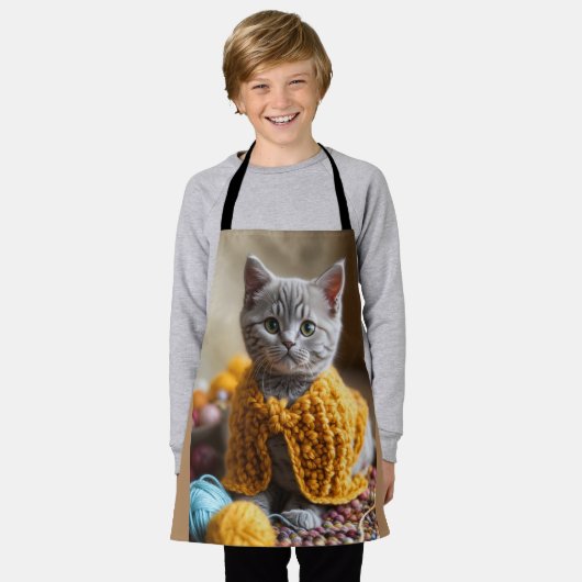 小さなエプロン エプロン (着用した状態)