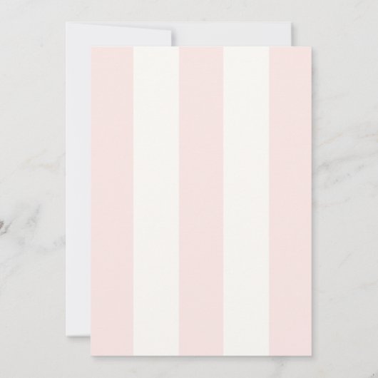 小さなエレガント恋人のバレンタインデーシャワー 招待状 (裏面)