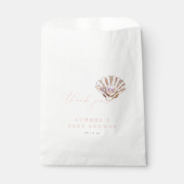 小さなエレガント真珠の赤ちゃんシャワーありがとう フェイバーバッグ