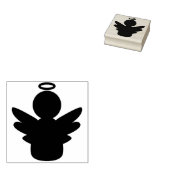 小さなエンジェルアートスタンプ ラバースタンプ (押印)