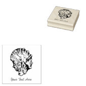 小さなオイスターナプキンスタンプ ラバースタンプ (押印)