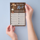 小さなオウムカウボーイ彼女の赤ちゃんシャワーのゲームは何歳だった チラシ (ハンドル)