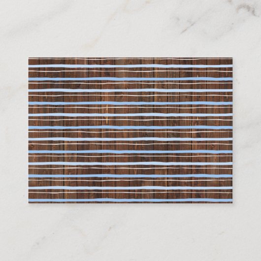 小さなオウムカウボーイ表示なしラッピング赤ちゃんシャワー エンクロージャーカード (裏面)