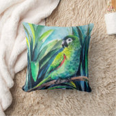 小さなオウム クッション (ブランケット)
