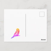 小さなオウム ポストカード (裏面)
