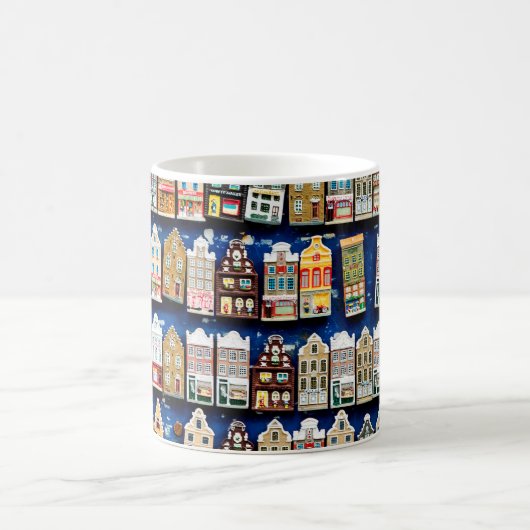 小さなオランダのお土産とギフト – 靴の風車 コーヒーマグカップ (中央)