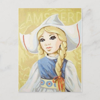 小さなオランダ女 ポストカード