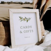 小さなオリーブの赤ちゃんシャワーカード&ギフト