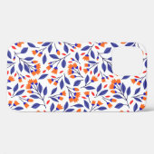小さなオレンジの花の継ぎ目のない模様 Case-Mate iPhoneケース (裏面 (横))