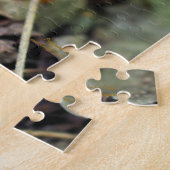 小さなオレンジ色の野生のキノコ自然 ジグソーパズル (側面)