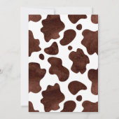 小さなカウガールがやってくる! 馬の赤ちゃん歓迎会 招待状 (裏面)