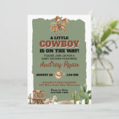 小さなカウボーイがやってくる ウェスタンテーマ 招待状 (スタンド正面)