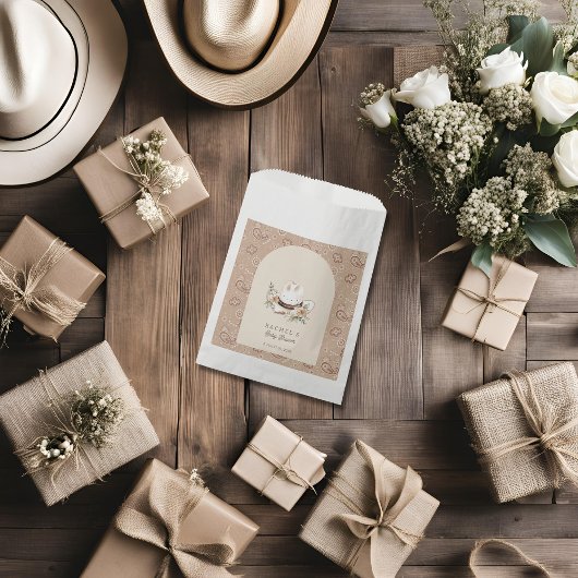 小さなカウボーイがウェスタン・ベビーシャワーに向かっている フェイバーバッグ