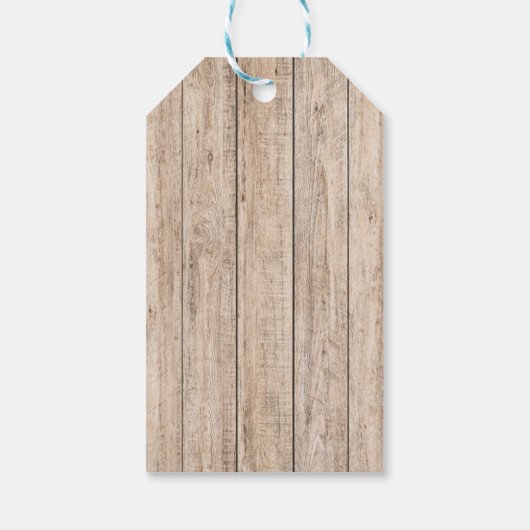 小さなカウボーイが彼の道を行く黄色西部 ギフトタグ (裏面)