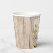 小さなカウボーイが彼の道を行く黄色西部 紙コップ (右)