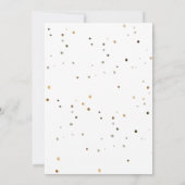 小さなカウボーイが男の子の赤ちゃんのシャワーを途中にある 招待状 (裏面)